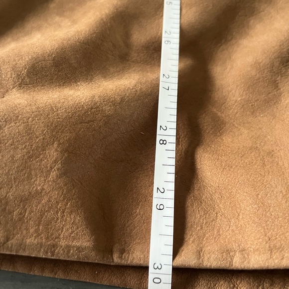 Brown Fringe Leather Jacket - Picture 8 of 11